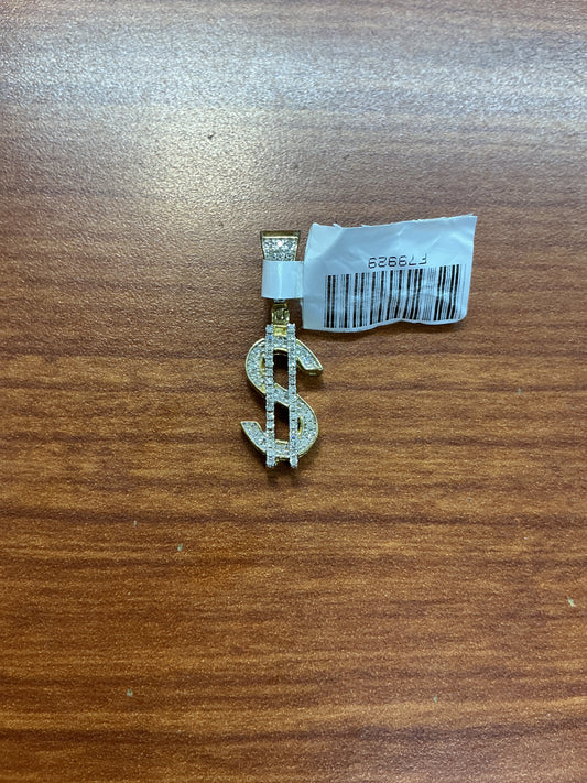 10k yellow gold 💲pendant 0.18ctw diamonds